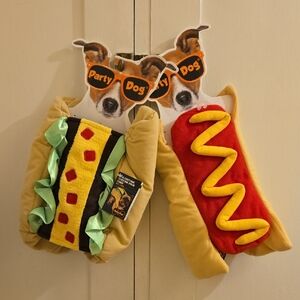 NWT Taco And Hot Dog Doggie Costumes Sz M/L